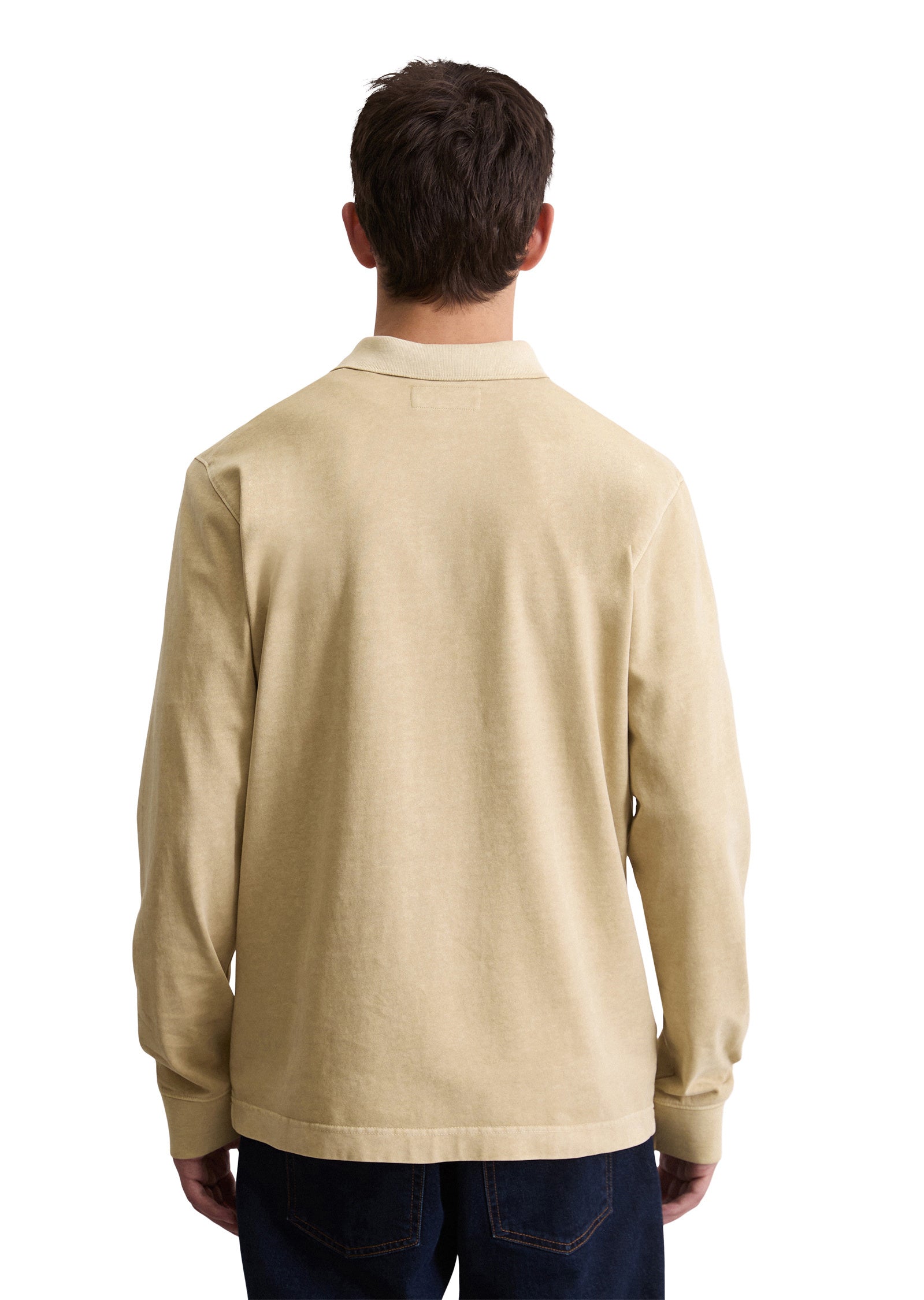 Langarm-Poloshirt Regular Fit - 111-pure cashmere - Beige