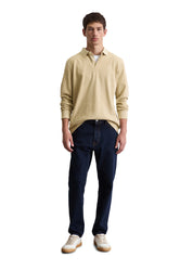 Langarm-Poloshirt Regular Fit - 111-pure cashmere - Beige