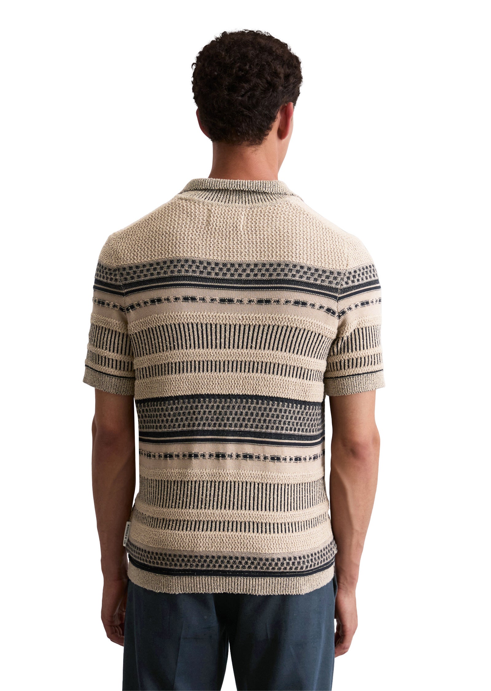 Kurzarm-Pullover - 111-pure cashmere - Beige