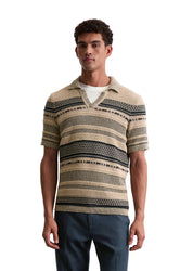 Kurzarm-Pullover - 111-pure cashmere - Beige