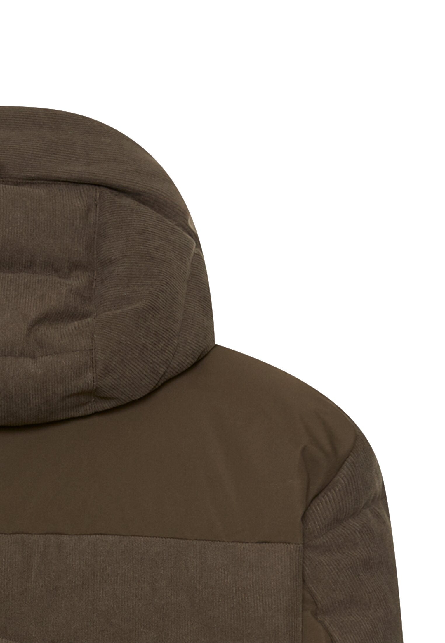 Steppjacke mit abnehmbarer Kapuze - 27-Dark Brown - Braun