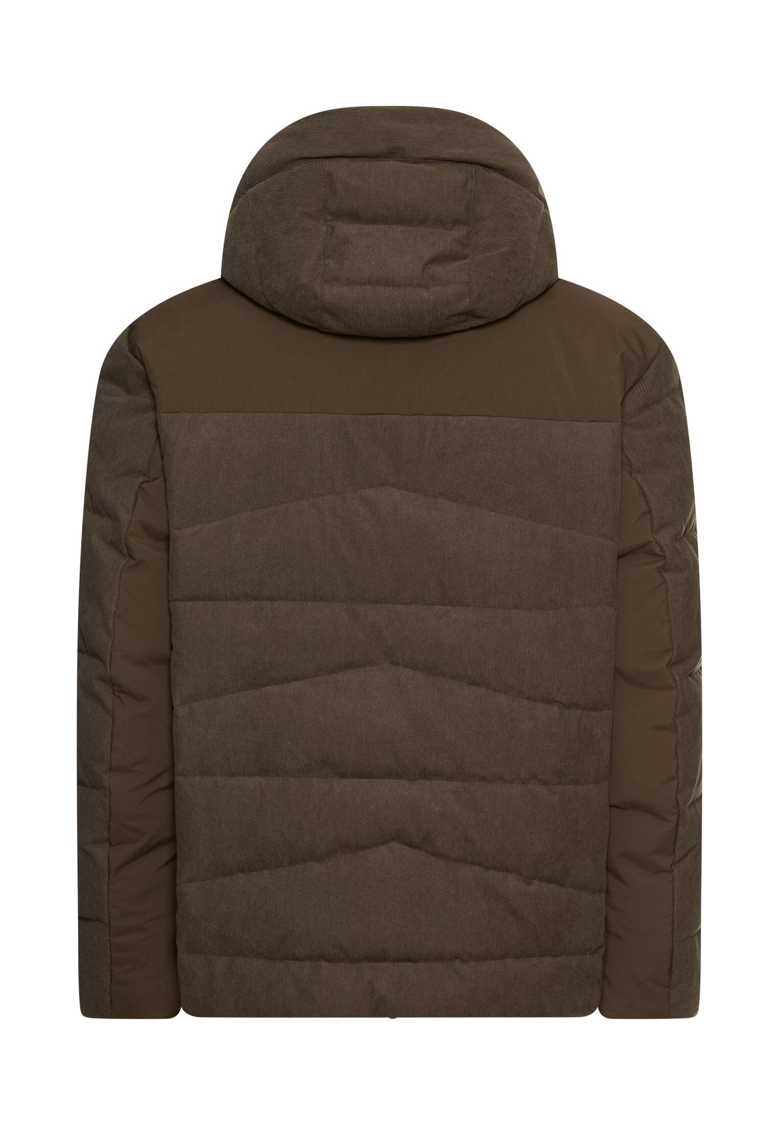 Steppjacke mit abnehmbarer Kapuze - 27-Dark Brown - Braun