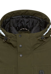 Funktionsmantel mit Kapuze - 37-Forest Green - Grün