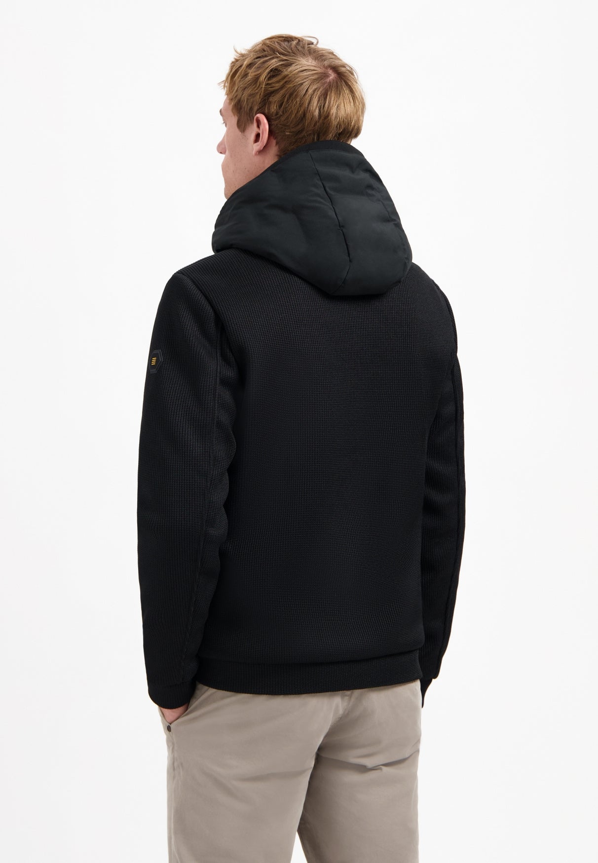 Hybridjacke gesteppt - 020-Black - Schwarz