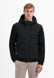 Hybridjacke gesteppt - 020-Black - Schwarz