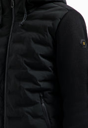 Hybridjacke gesteppt - 020-Black - Schwarz