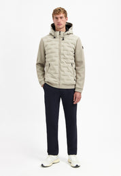 Hybridjacke gesteppt - 014-Stone - Beige