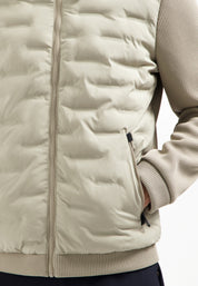 Hybridjacke gesteppt - 014-Stone - Beige
