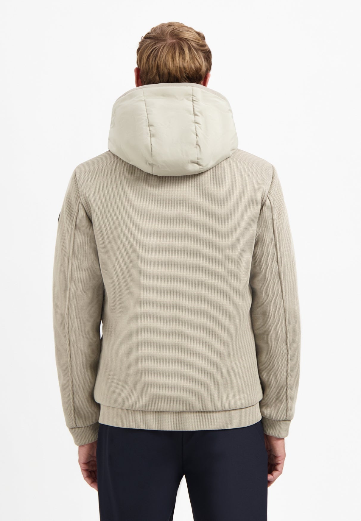 Hybridjacke gesteppt - 014-Stone - Beige