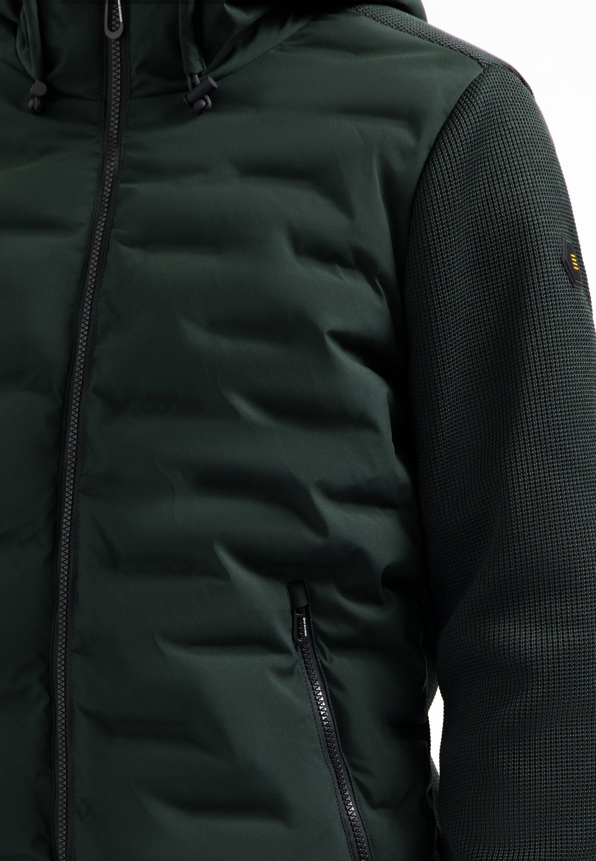 Hybridjacke gesteppt - 124-Dark Steel - Grün