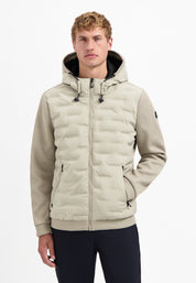 Hybridjacke gesteppt - 014-Stone - Beige