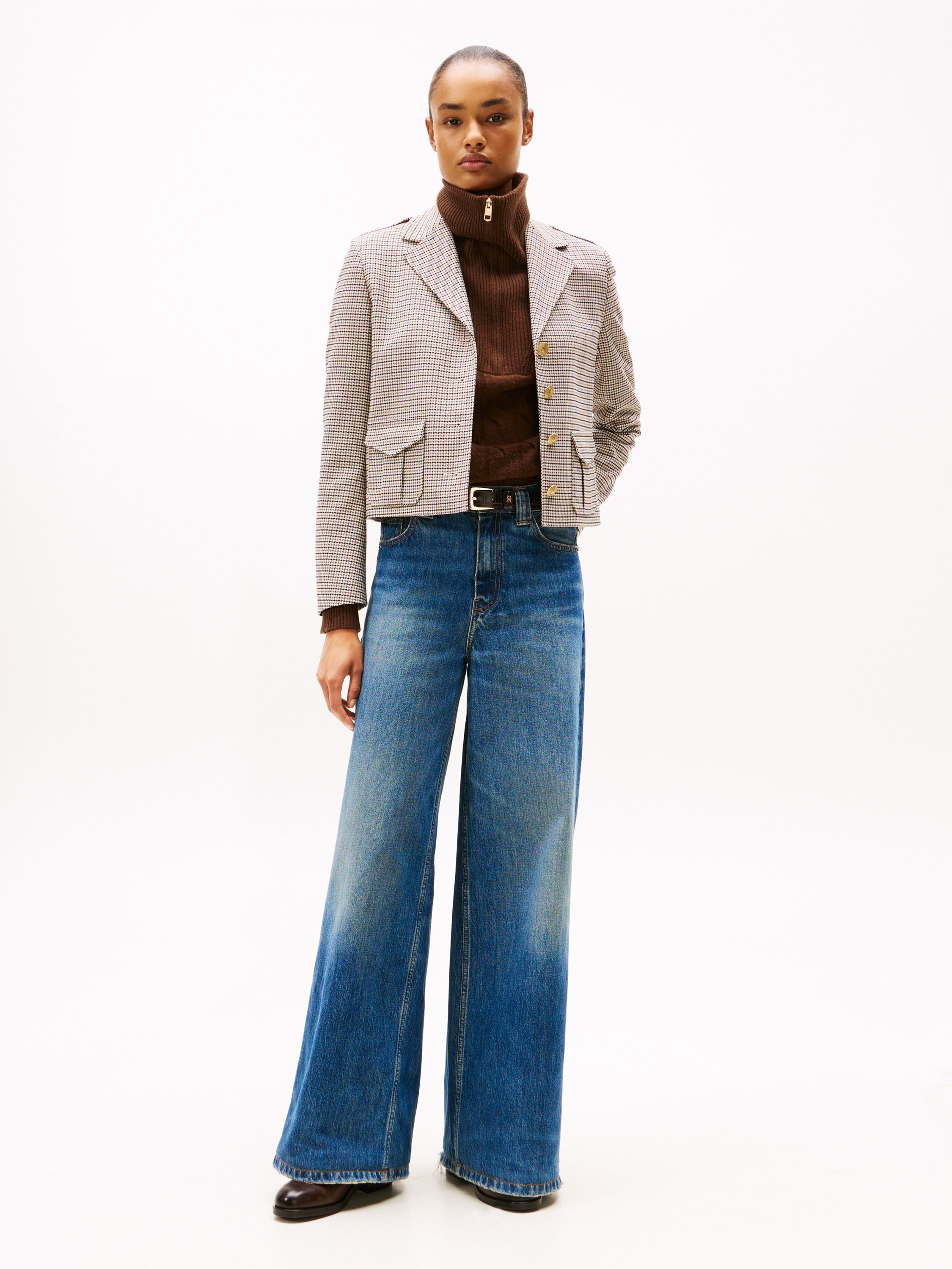 Jeans Wide Leg - 1A5-DENIM - Blau