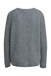 Strickjacke aus Wollmix - 803 - Grau