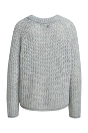 Strickpullover aus Wollmix - 811 - Grau