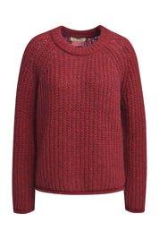 Strickpullover aus Wollmix - 411 - Rot