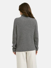Strickpullover aus Wollmix - 803 - Grau