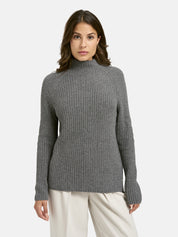 Strickpullover aus Wollmix - 803 - Grau