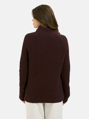 Strickpullover aus Wollmix - 508 - Rot