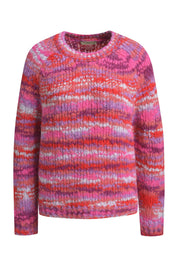 Strickpullover gemustert - 1411 - Pink