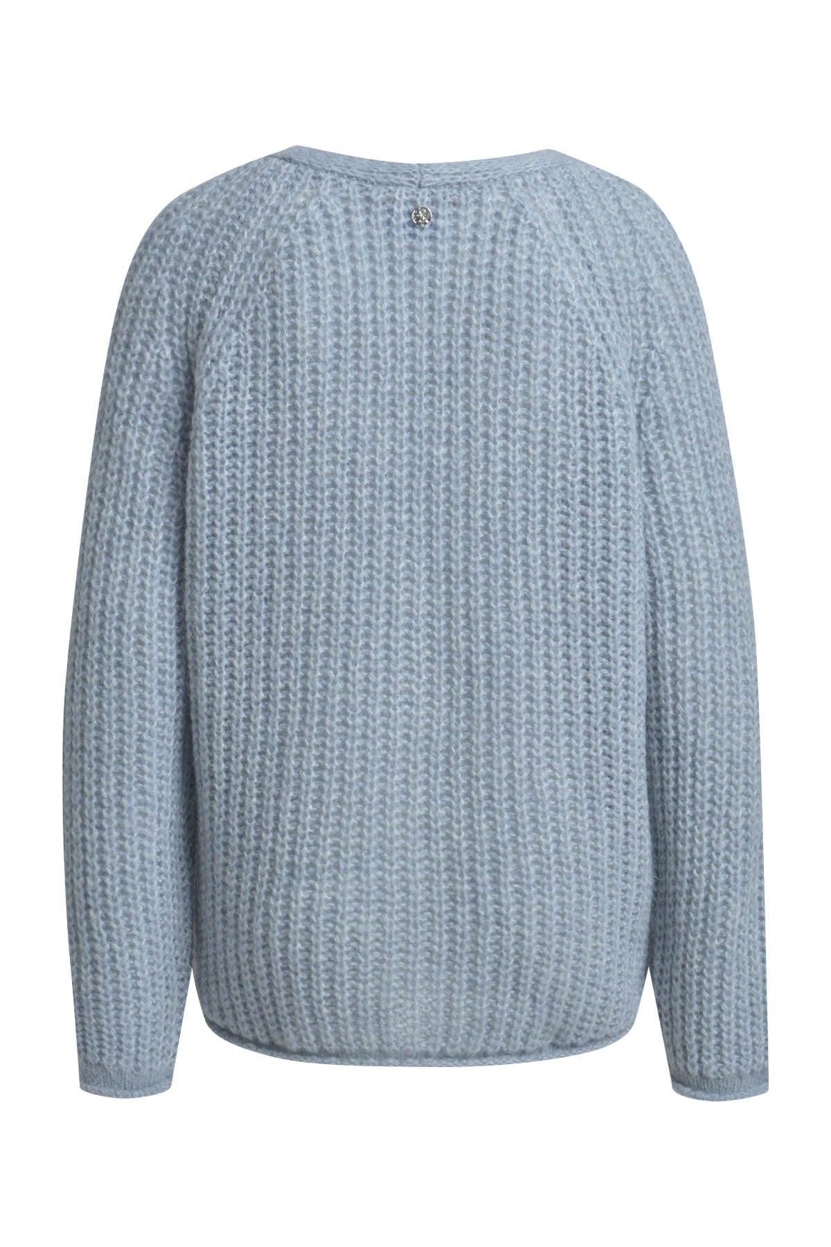 Strickcardigan mit V-Ausschnitt - 603 - Blau