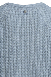 Strickcardigan mit V-Ausschnitt - 603 - Blau