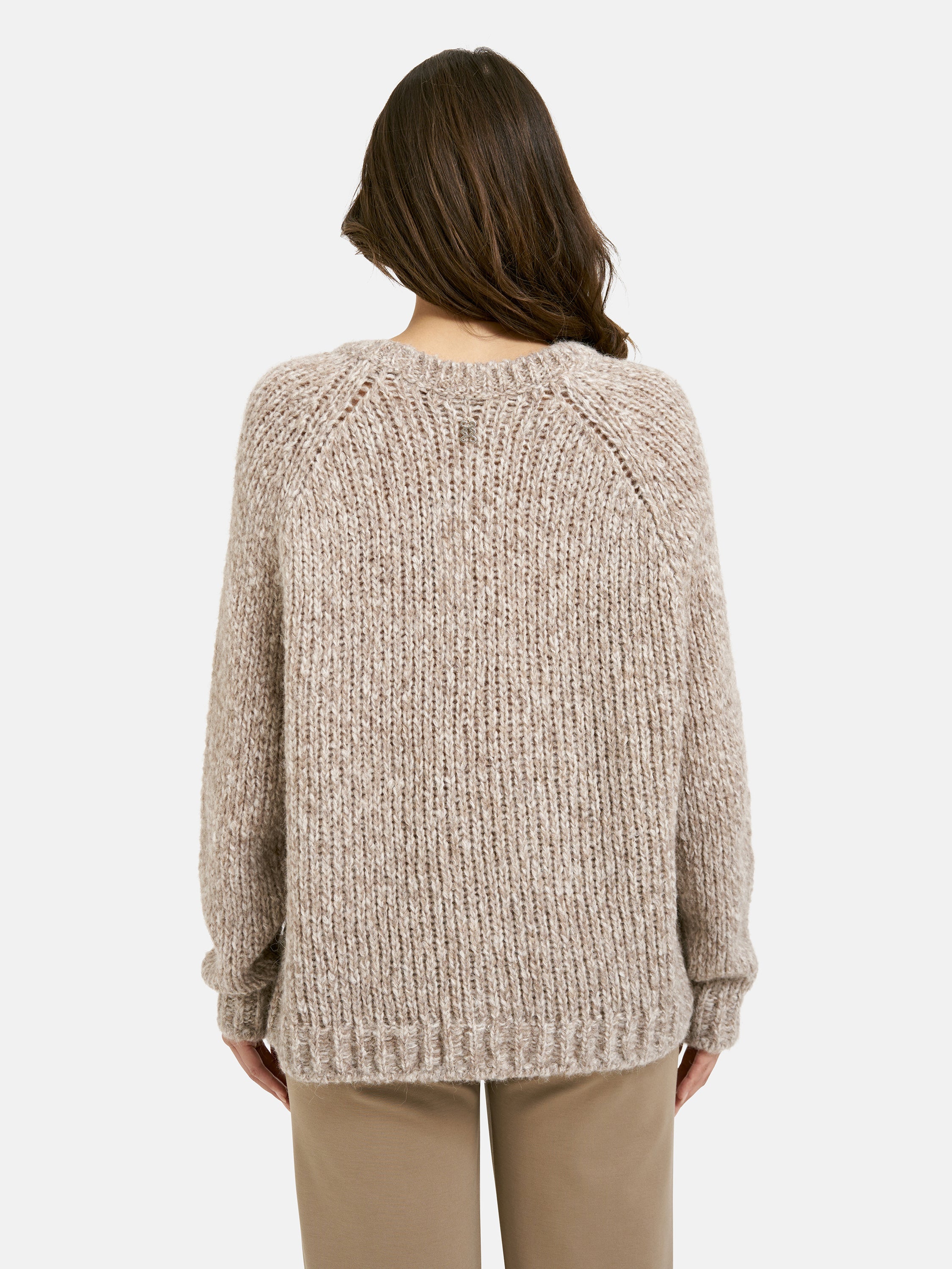 Strickpullover aus Alpaka-Mix - 1906 - Beige