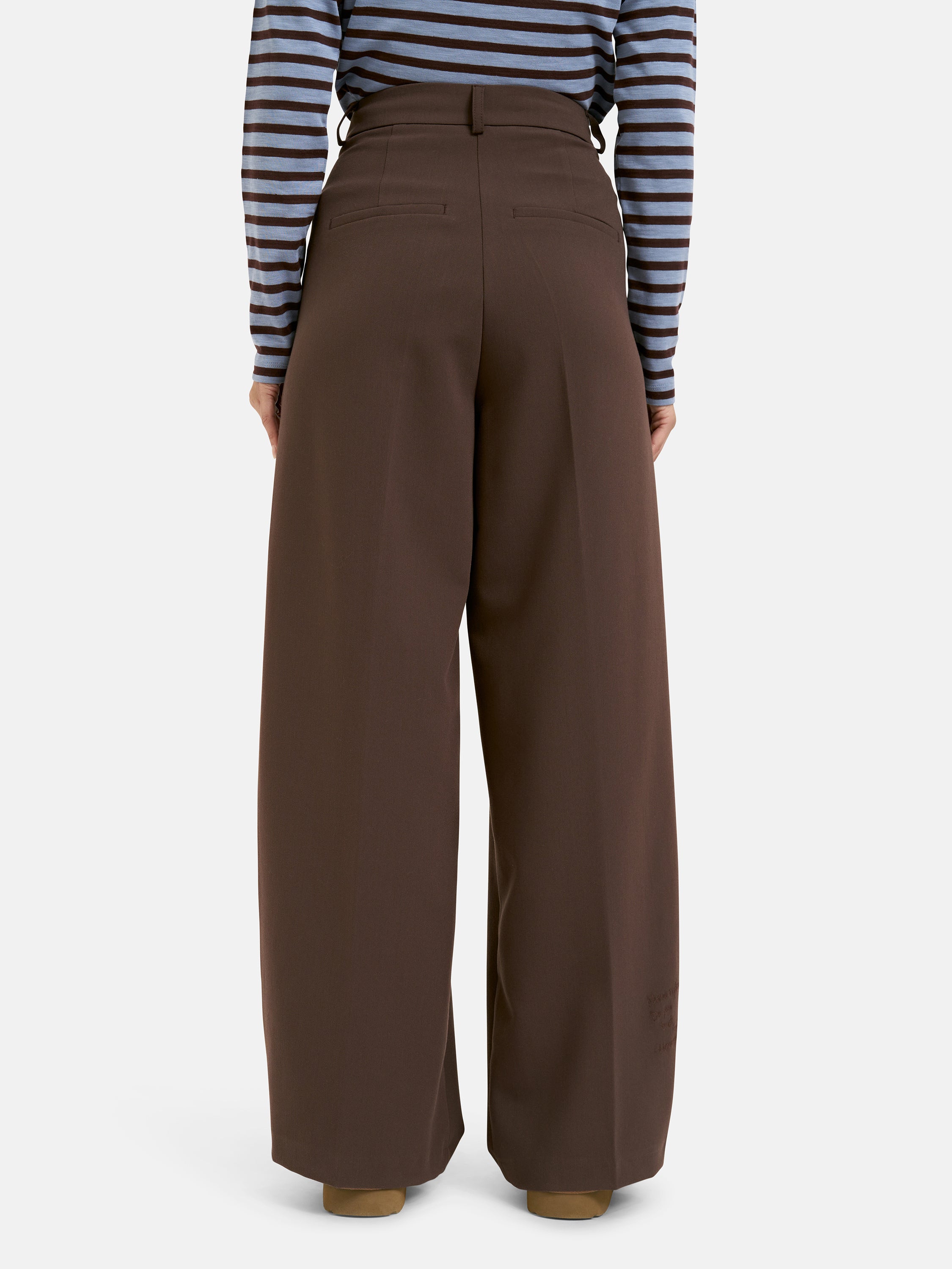 Hose Wide Leg - 903 - Braun