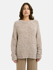 Strickpullover aus Alpaka-Mix - 1906 - Beige