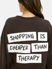 Sweatshirt Oversized Fit - 903 - Braun