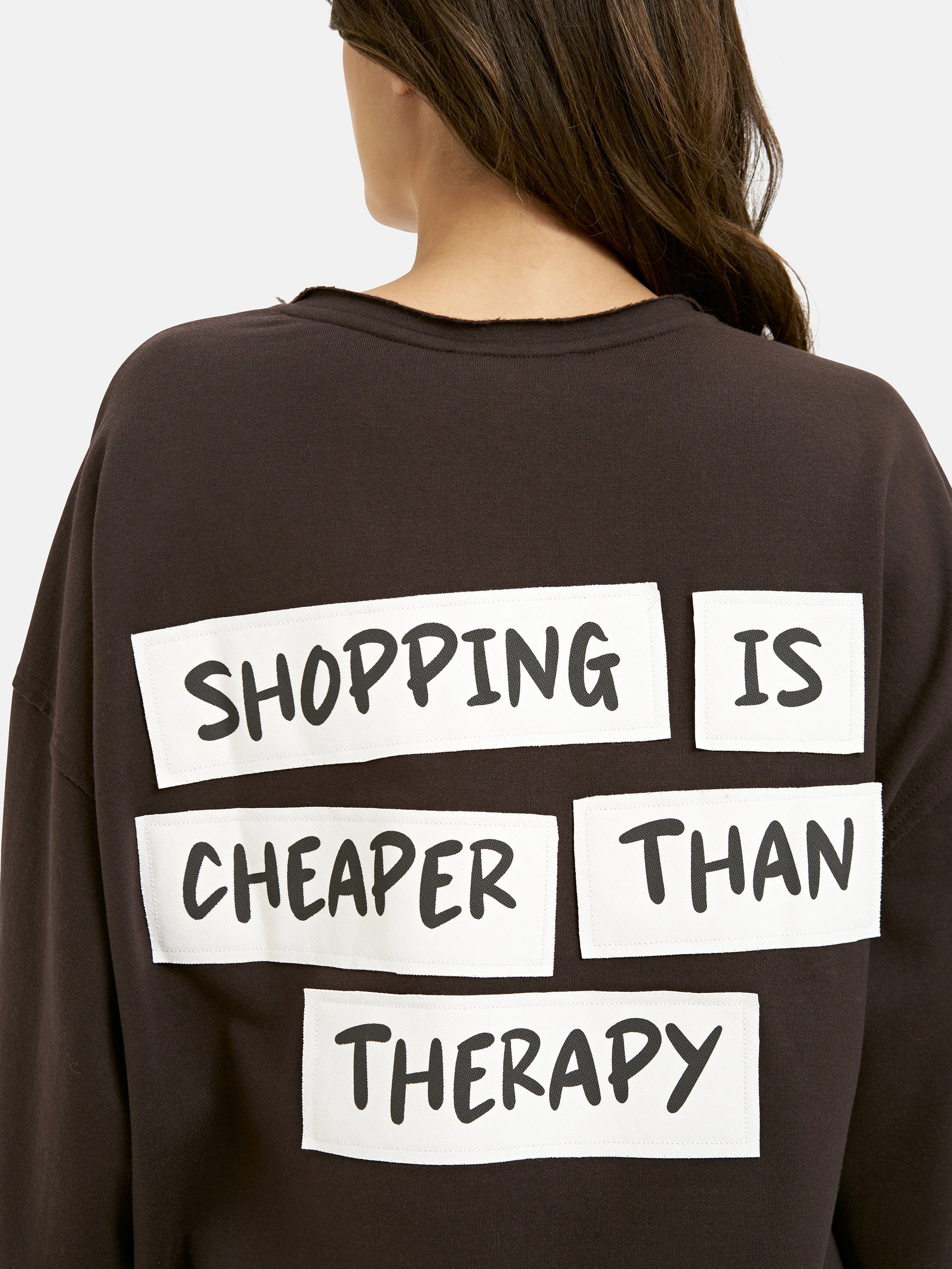Sweatshirt Oversized Fit - 903 - Braun