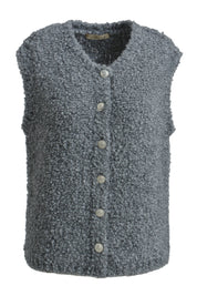 Bouclé Weste - 809 - Grau