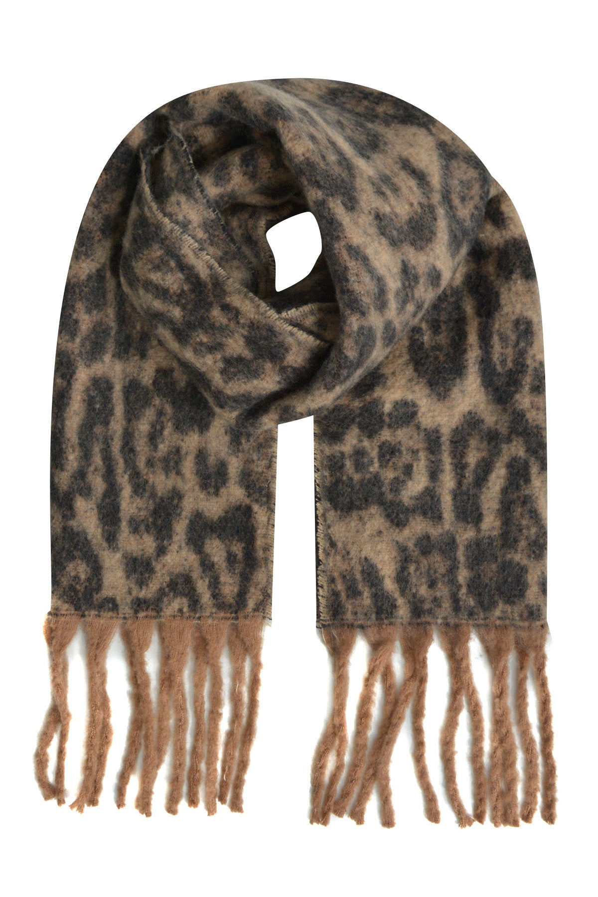 Schal im Animal Print - 1922 - Braun