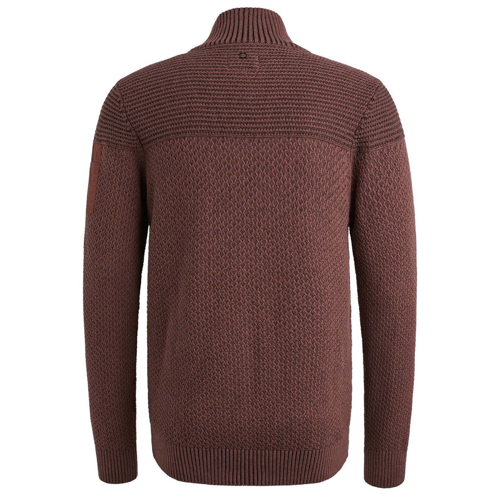 Strickjacke aus Baumwolle - 8203-Marron - Rot