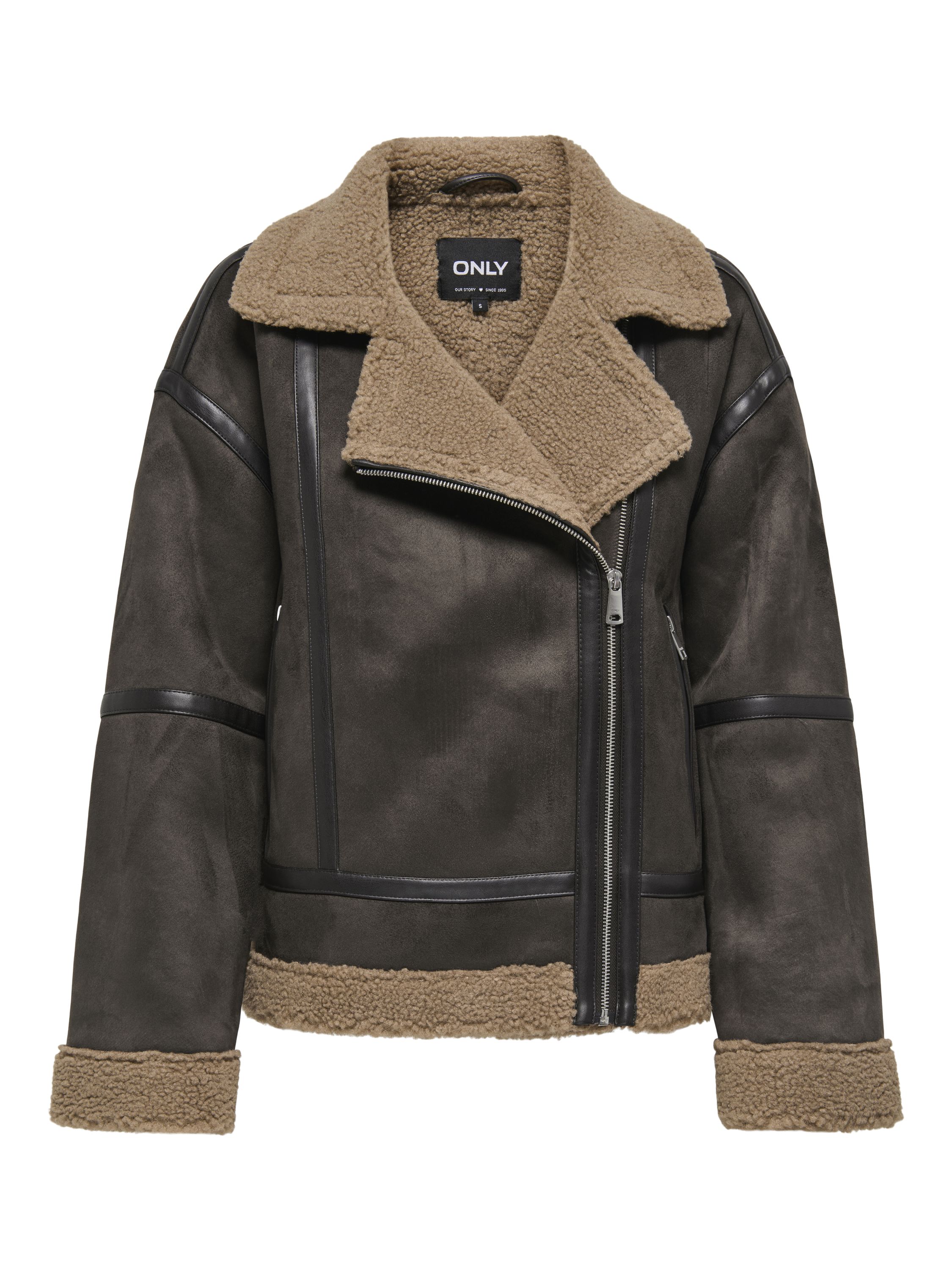 Jacke ONLKENDRA oversized - Chocolate Torte/COCOA CRÉME - Braun