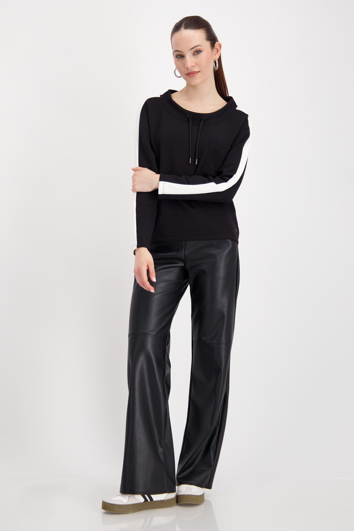 Sweatshirt aus Modalmix - 999 schwarz - Schwarz