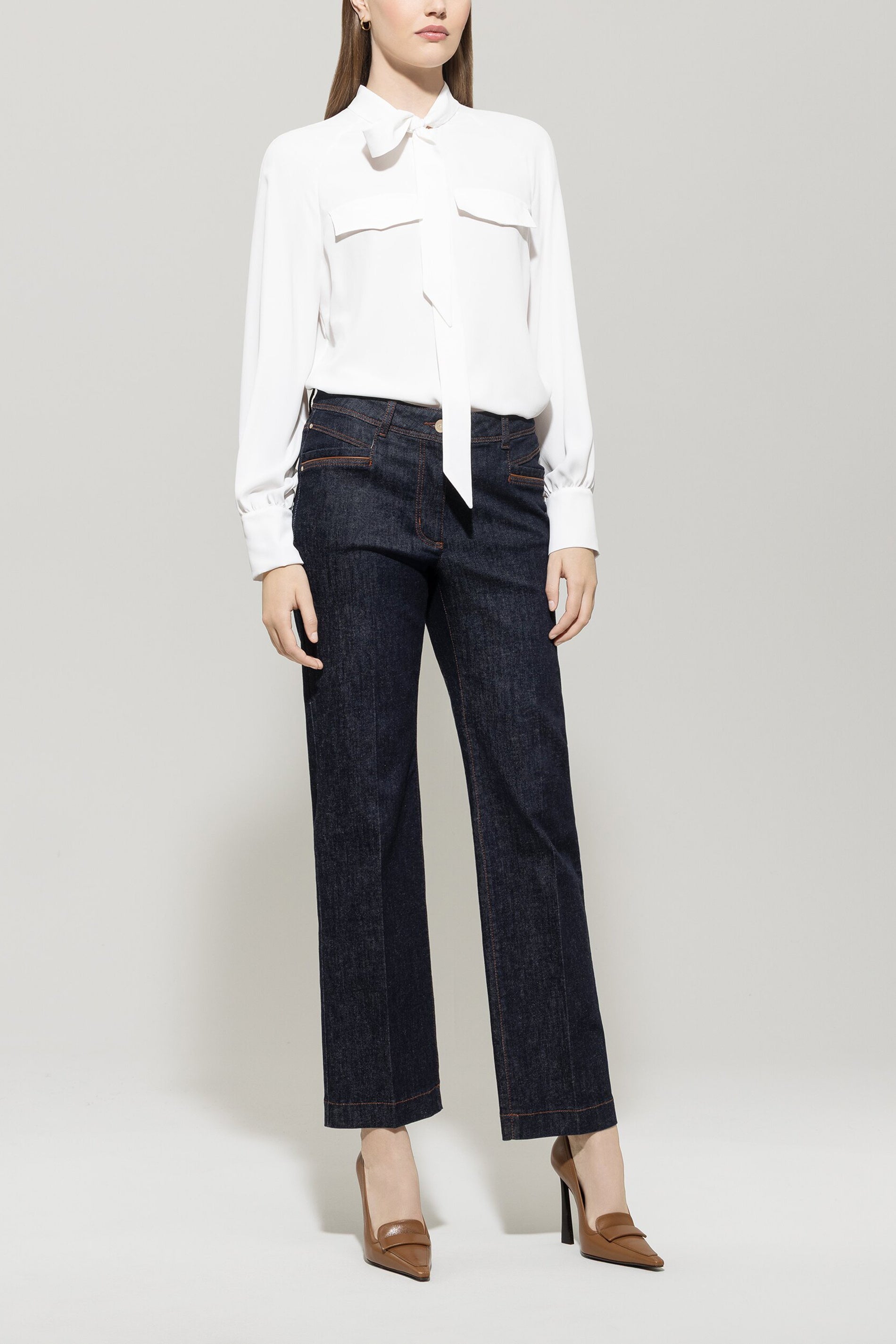 Jeans Straight Leg - 252 - Blau