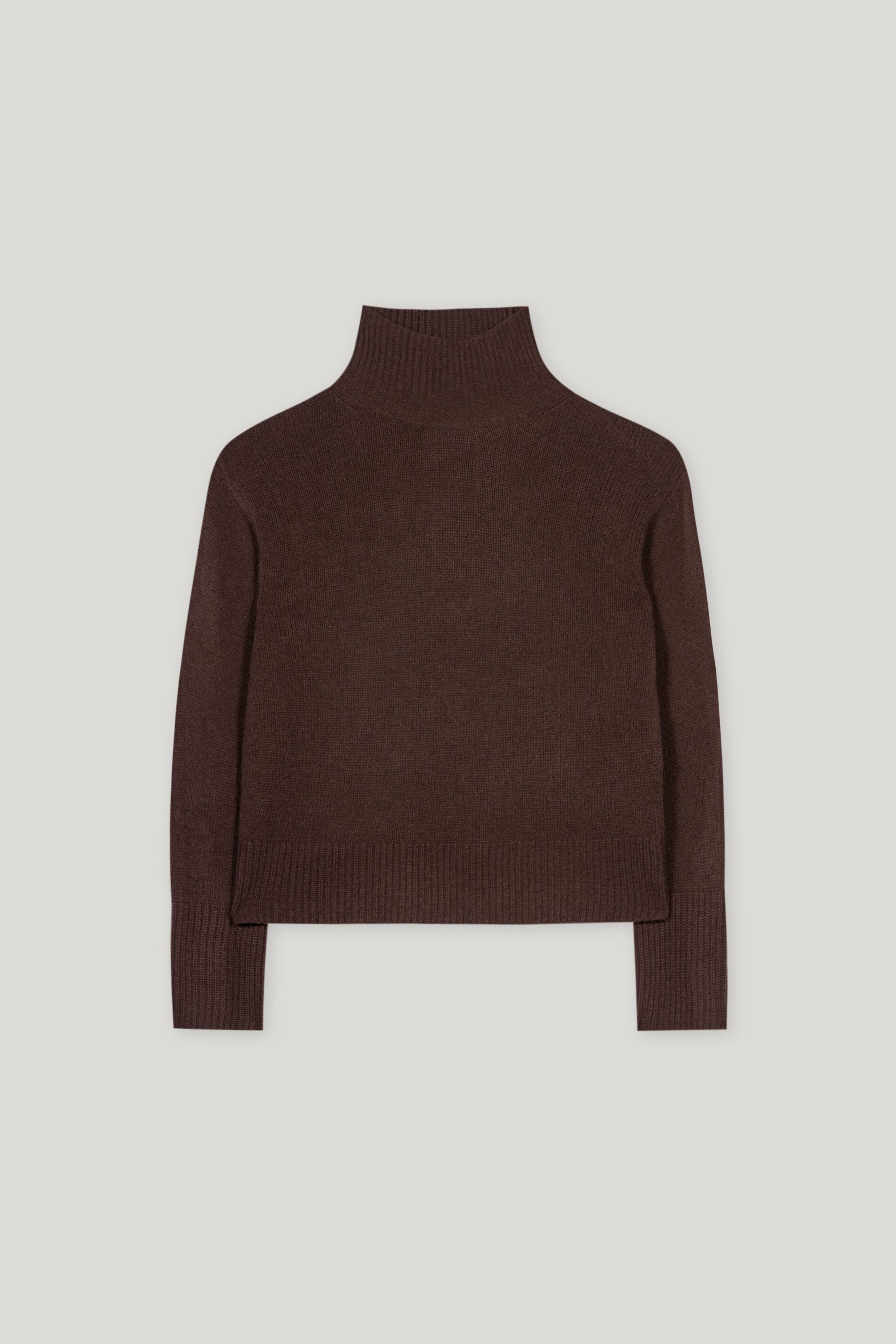 Strickpullover aus Wolle - 780 - Braun