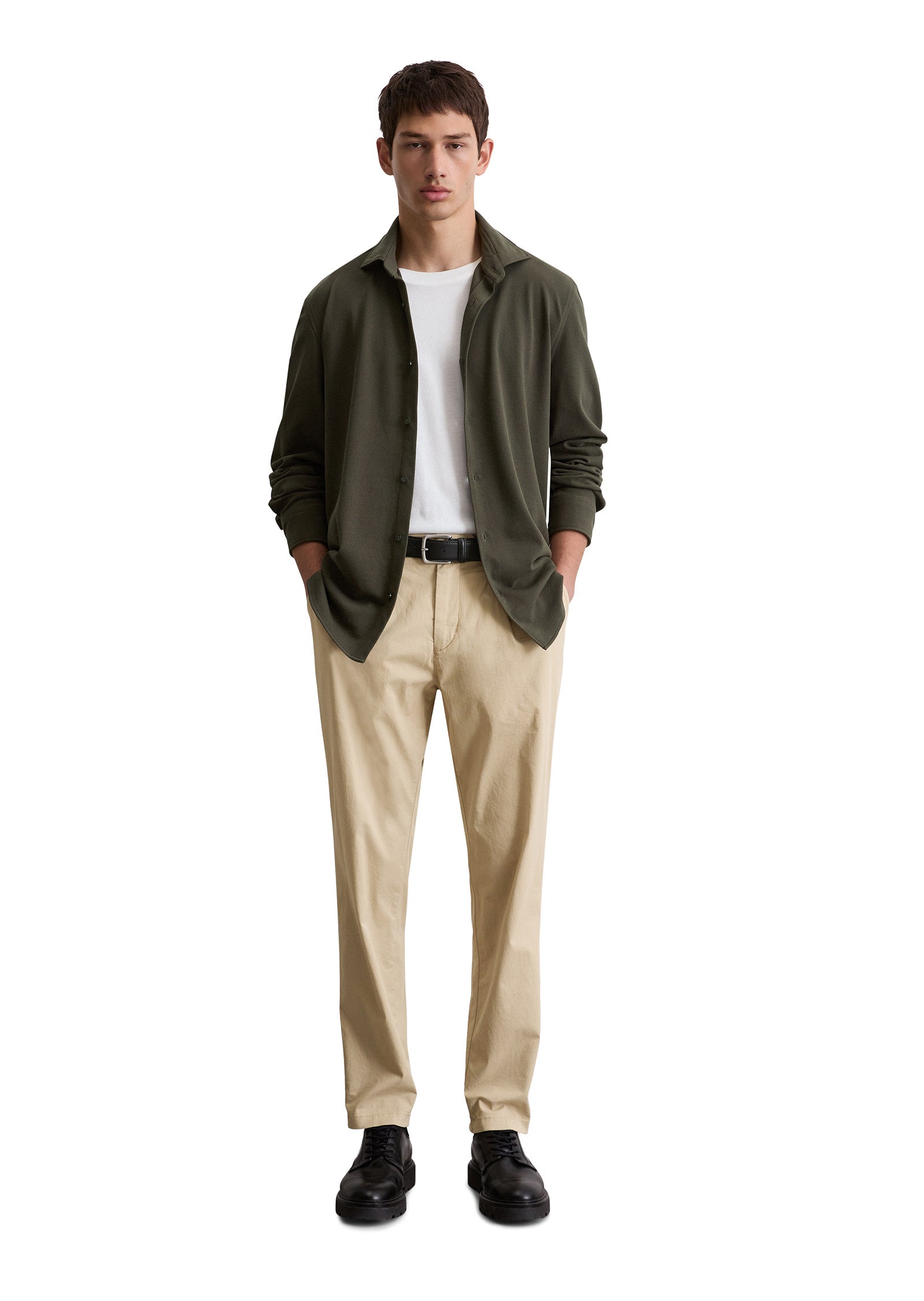 Hemd Shaped Fit - 493-copley brown - Khaki