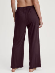 Pyjamahose Loose Fit - 227 black cherry - Rot