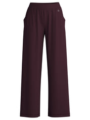 Pyjamahose Loose Fit - 227 black cherry - Rot