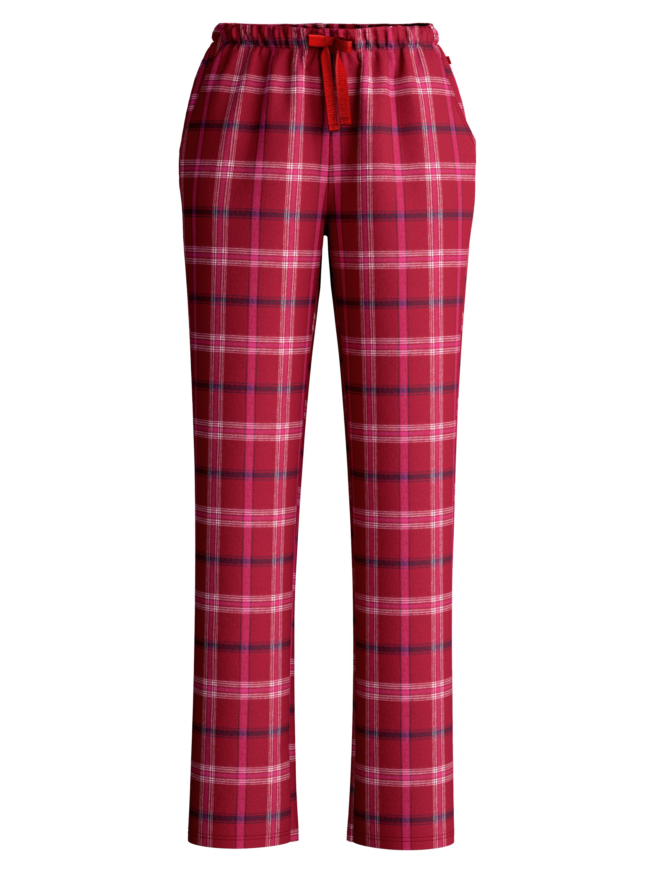 Schlafhose aus Baumwolle - 167-rio red - Rot