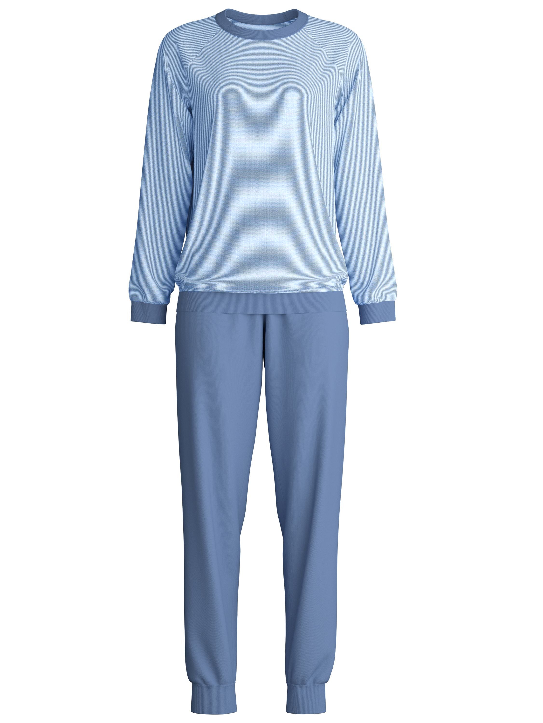 Schlafanzug aus Baumwolle - 384-scandinavian - Blau