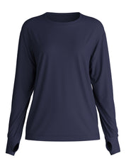 Langarmshirt - 459 evening blue - Blau