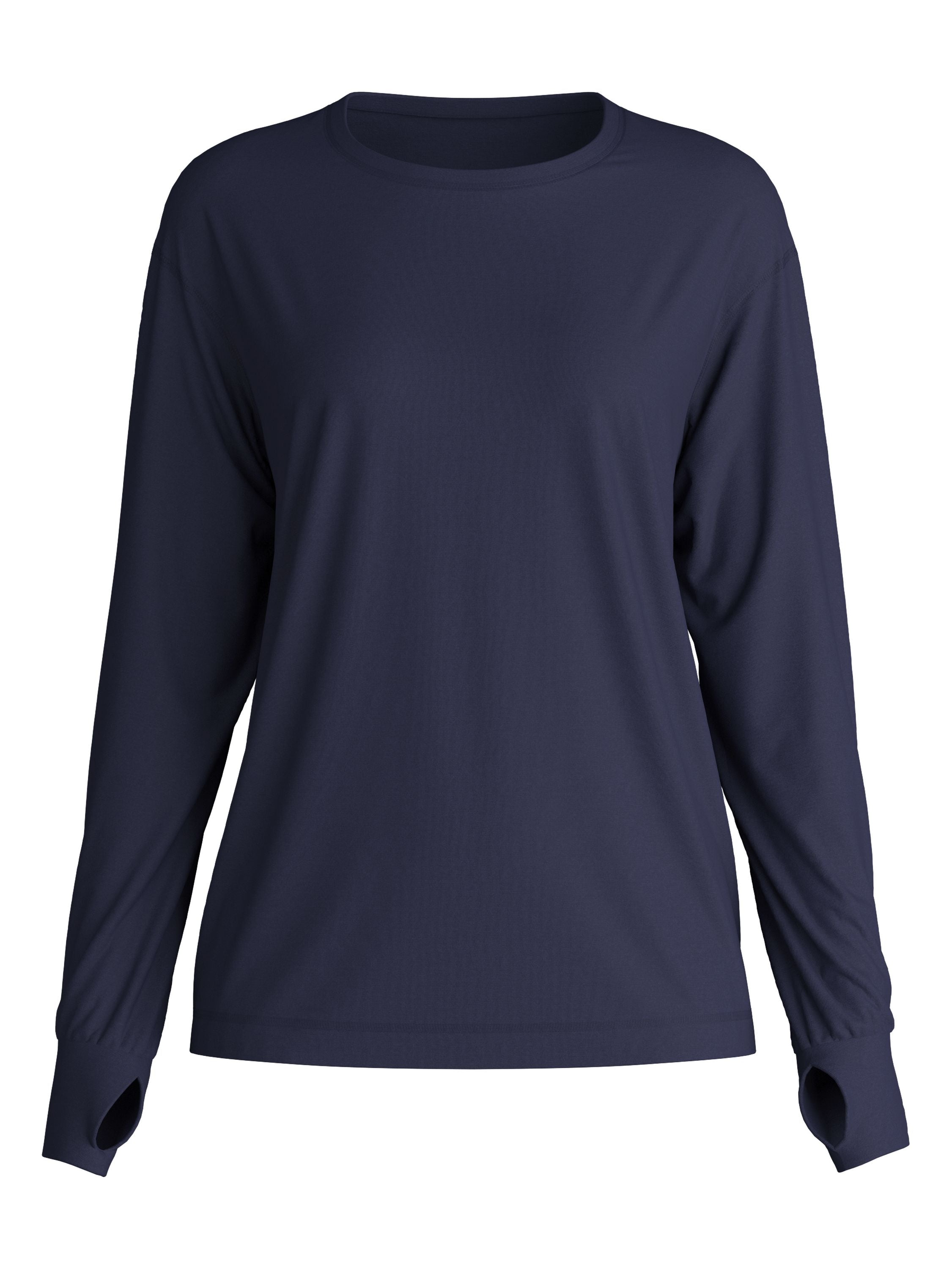 Langarmshirt - 459 evening blue - Blau