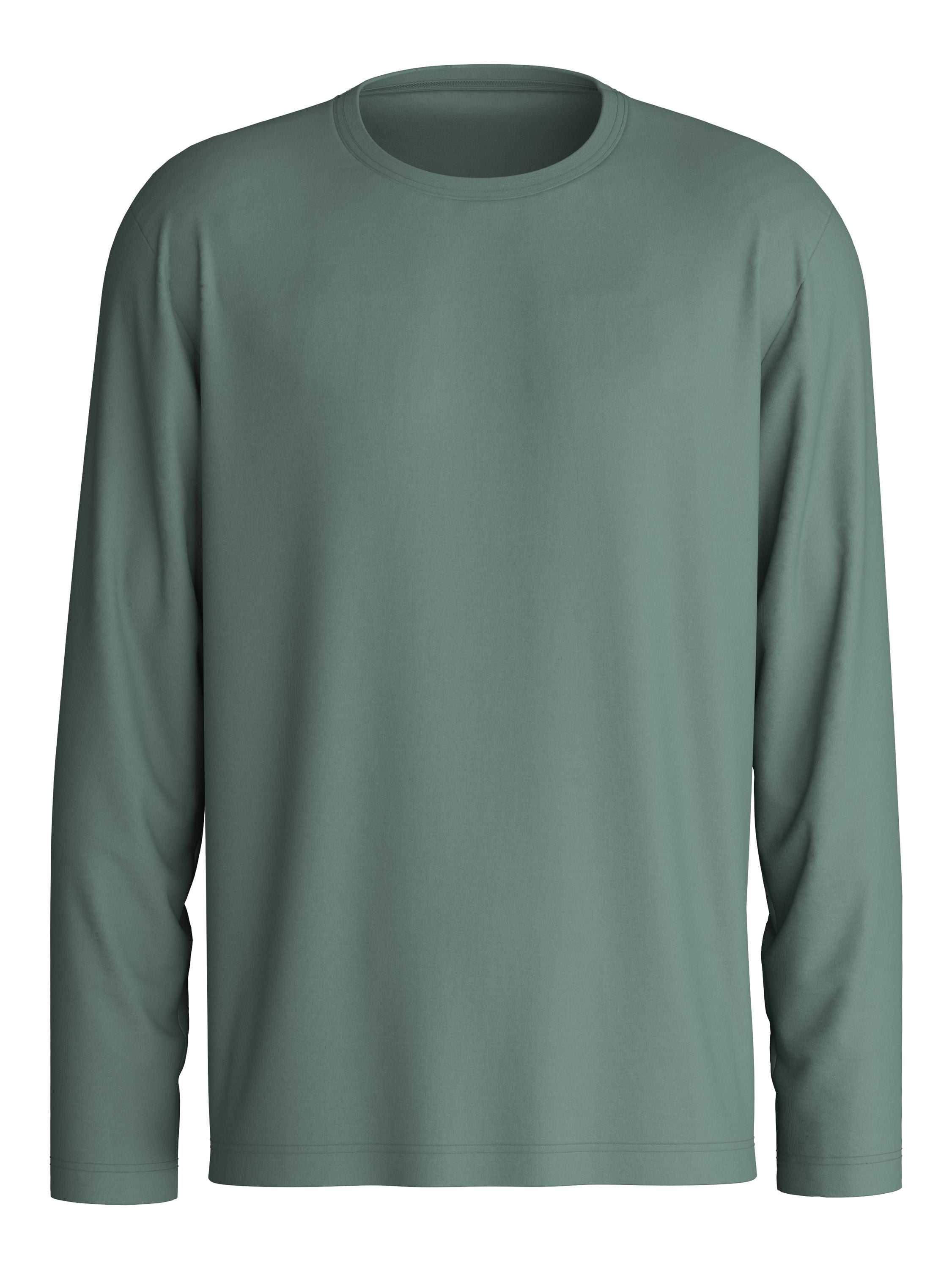 Schlafshirt aus Bio-Baumwolle - 549 dark glen - Grün
