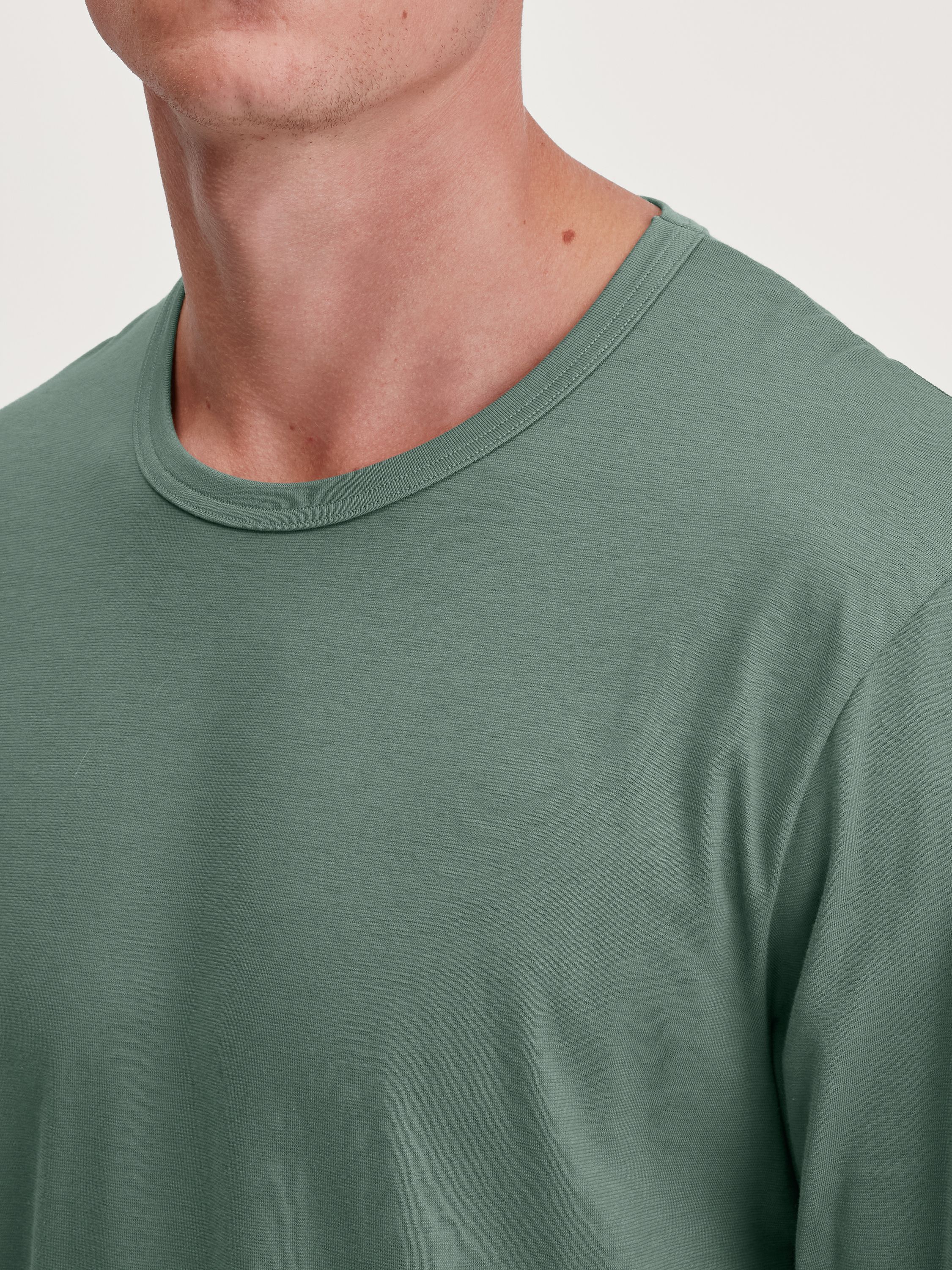 Schlafshirt aus Bio-Baumwolle - 549 dark glen - Grün