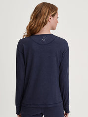 Langarmshirt - 459 evening blue - Blau
