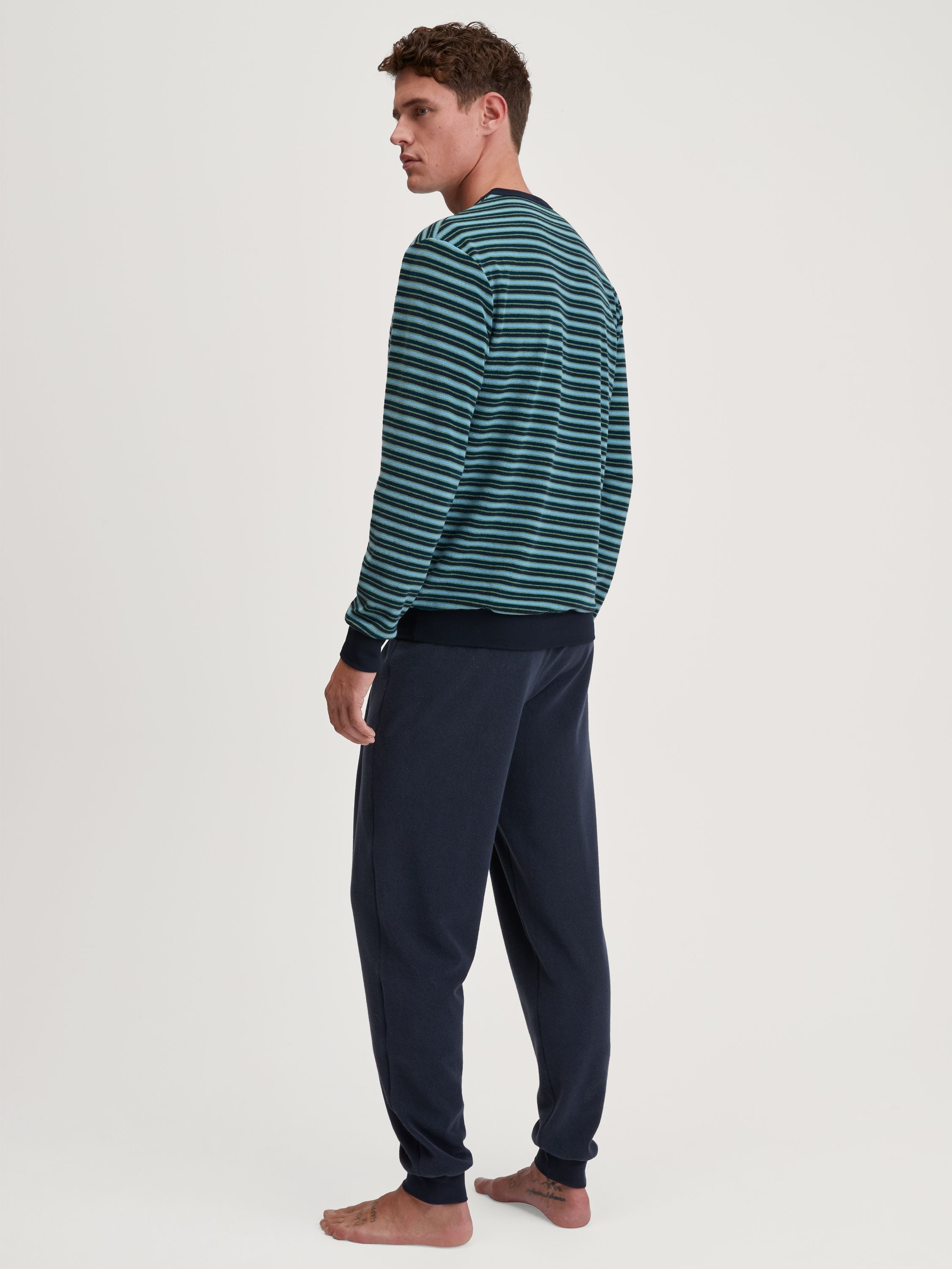 Pyjama Set - 479-dark sapphire - Blau