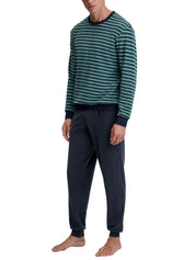 Pyjama Set - 479-dark sapphire - Blau