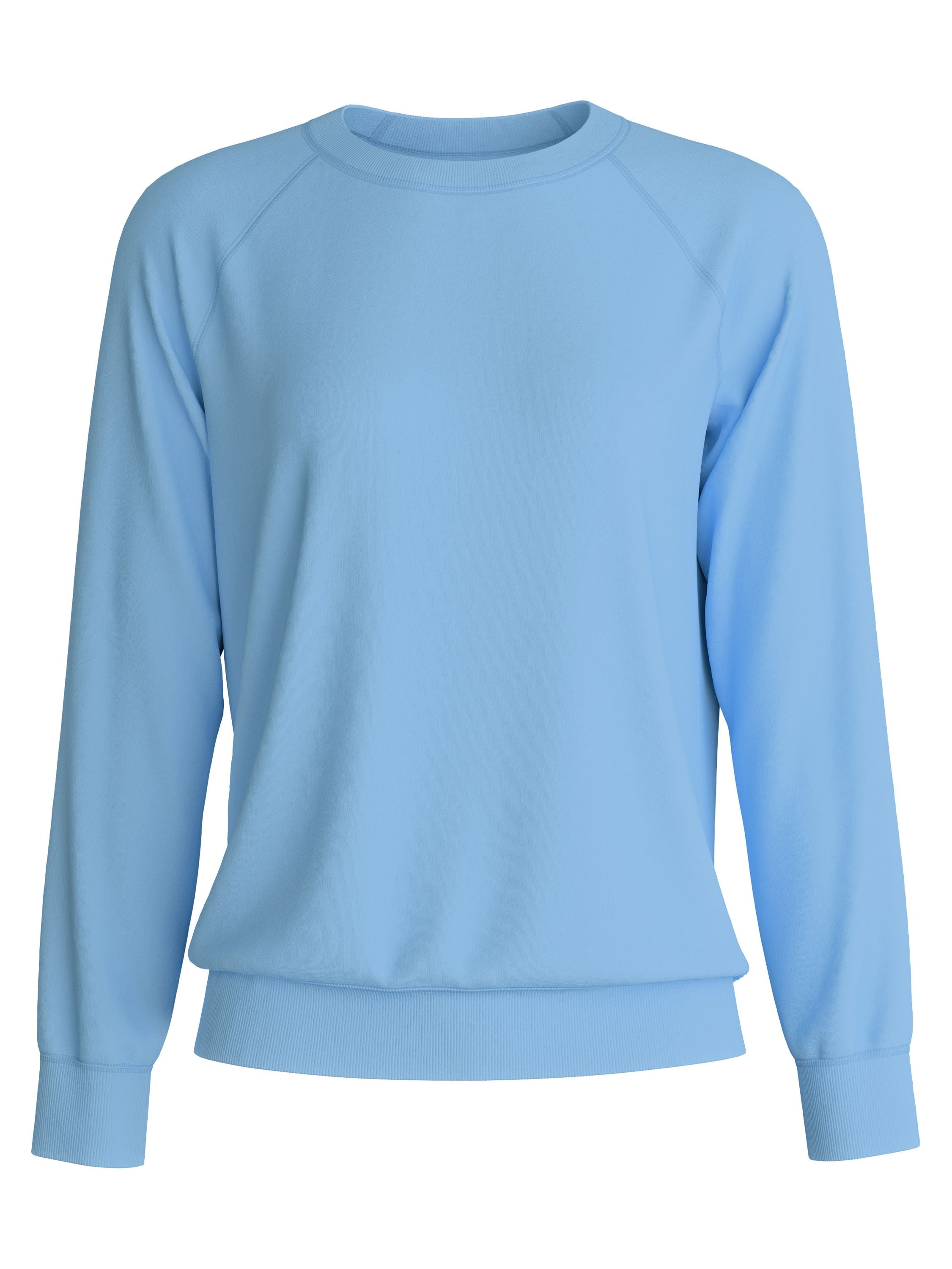Langarmshirt aus Baumwolle - 761-light blue - Blau